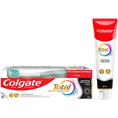 Colgate Tooth Paste Total 12 Charcoal Deep Clean
