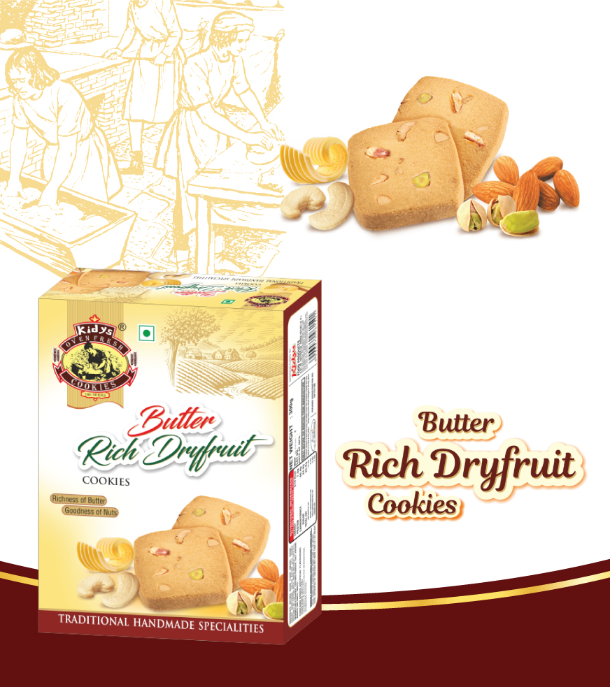Kidys Cookies Butter Rich Dryfruit
