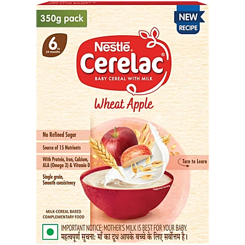 Nestle Cerelac Wheat Apple Flavor