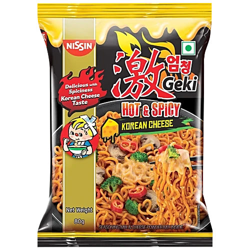 Top Ramen Noodles Hot And Spicy Korean Cheese Flavour 