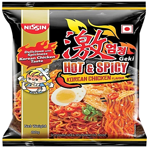 Top Ramen Noodles Hot And Spicy Korean Chicken Flavour 