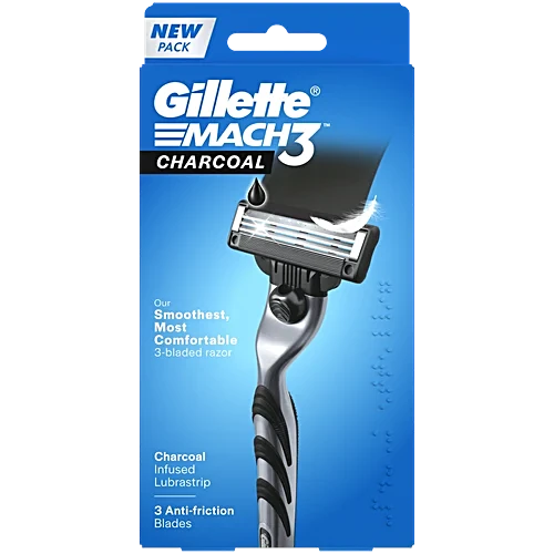 Gillette Razor Mach3 Charcoal