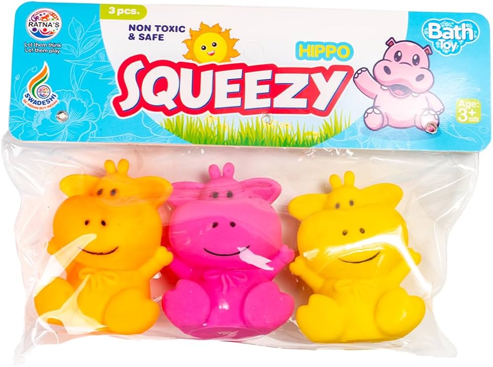 Ratnas Toys Squeezy Bath Toys Dog