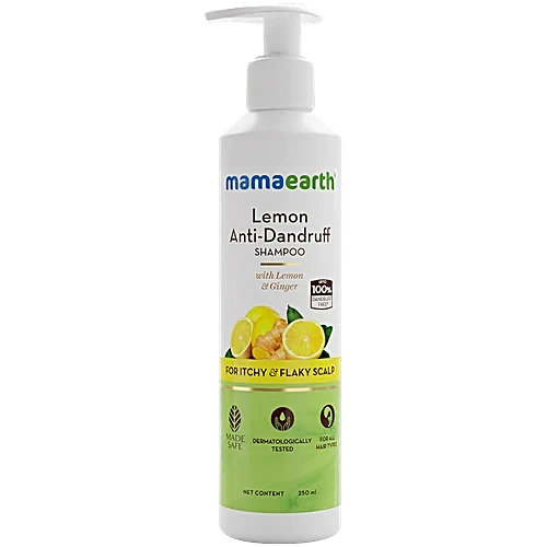 Mamaearth Shampoo Lemon Anti Dandruff