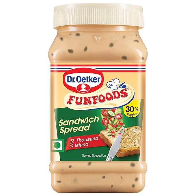 Dr.Oetker Funfoods Spread Sandwich Veg Cheese And Mushroom