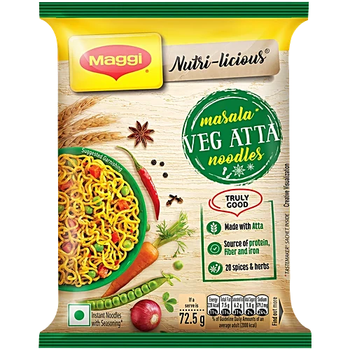 Maggi Noodles 1 Pack Veg Atta