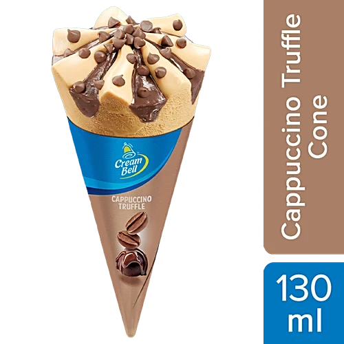 Cream Bell Ice Cream Cone Cappuccino Truffle