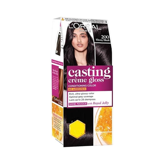 Loreal Paris Hair Colour Casting Creme Gloss Ebony Black 200	