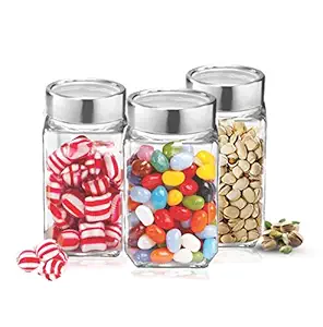 Treo Cube Jar 310 Ml Set Of 3 Pcs