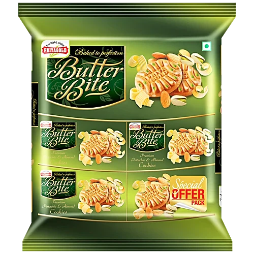 Priyagold Biscuits Butter Bite Pista And Almond Cookies