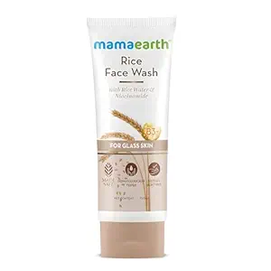 Mamaearth Face Wash Rice Dewy Bright With Niacinamide