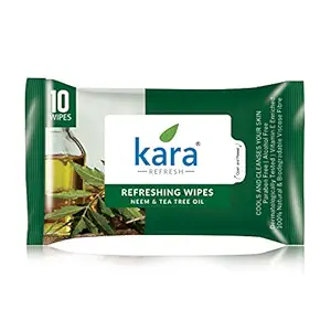 Kara Wipes Neem & Tea Tree Oil 10 Pcs