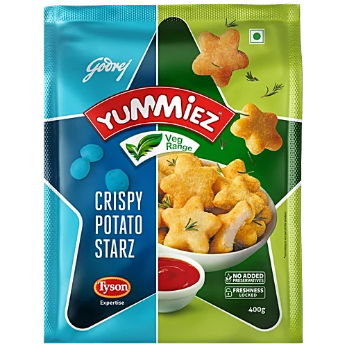Godrej Yummiez Frozen Veg Snacks Crispy Potato Starz