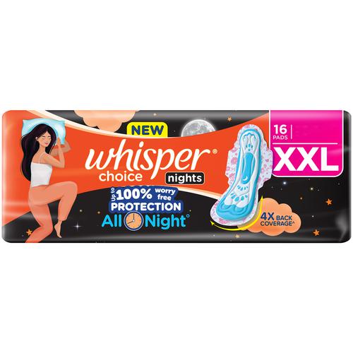 Whisper Sanitary Pads All Night XXL