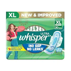 Whisper Ultra Sanitary Pads XL+ 