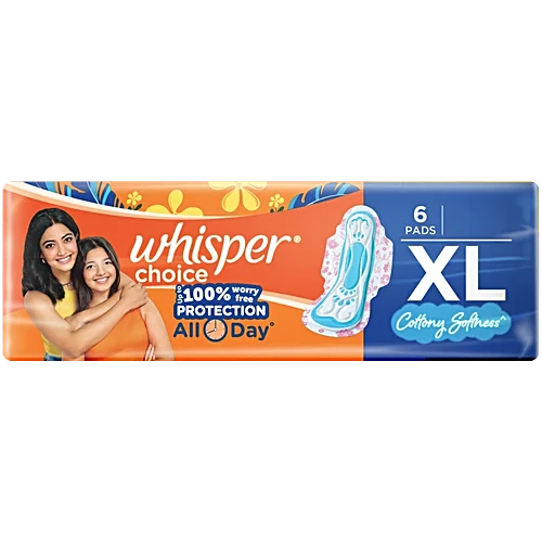 Whisper Choice Sanitary Pads XL