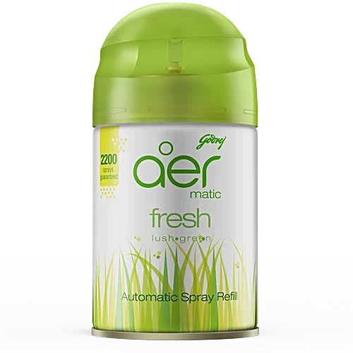 Godrej Air Freshener Automatic Spray Refill Fresh Lush Green