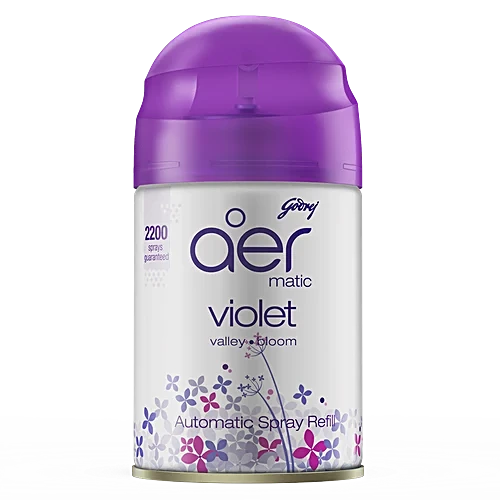 Godrej Air Freshener Automatic Spray Refill Violet Valley Bloom