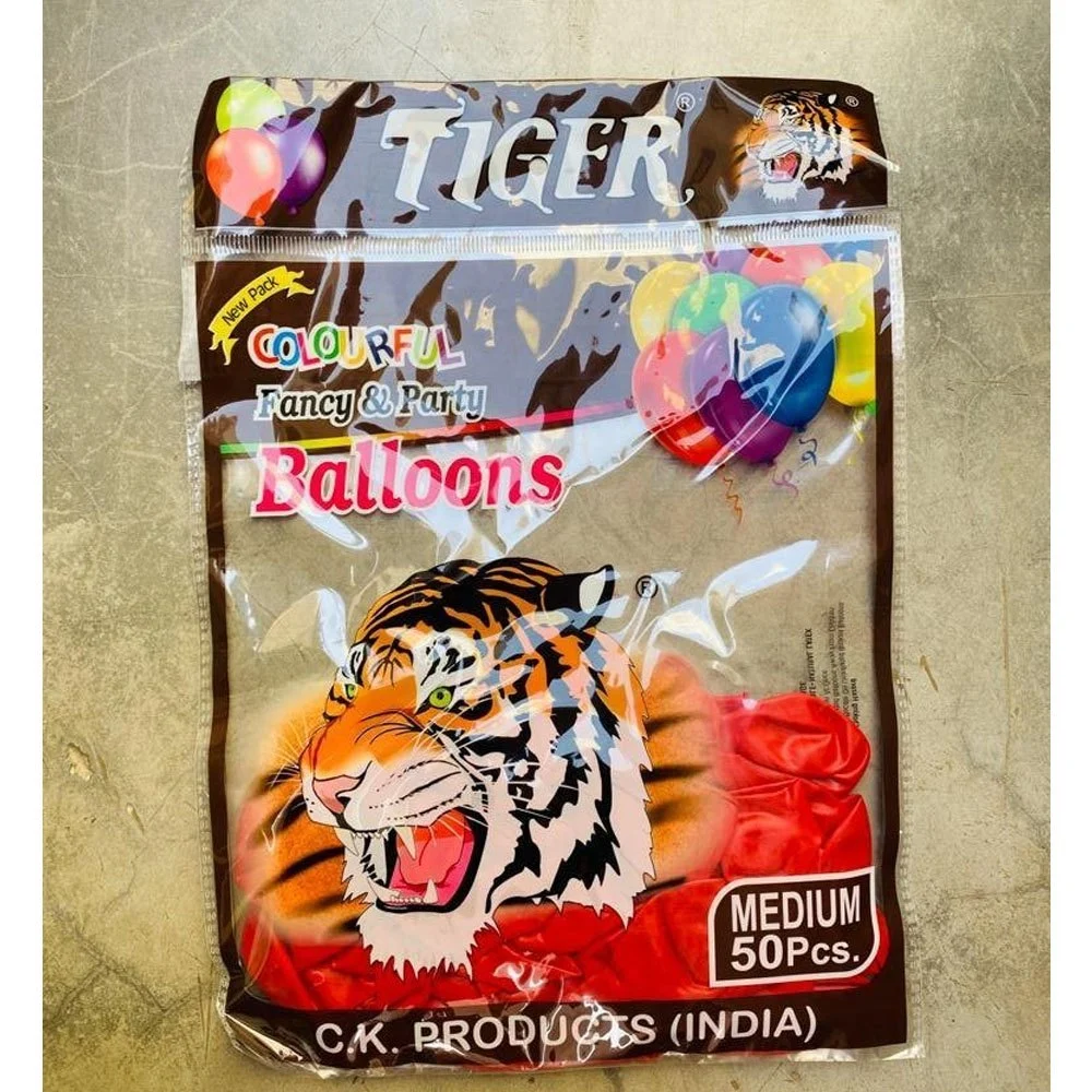Tiger Balloons Red Colour 