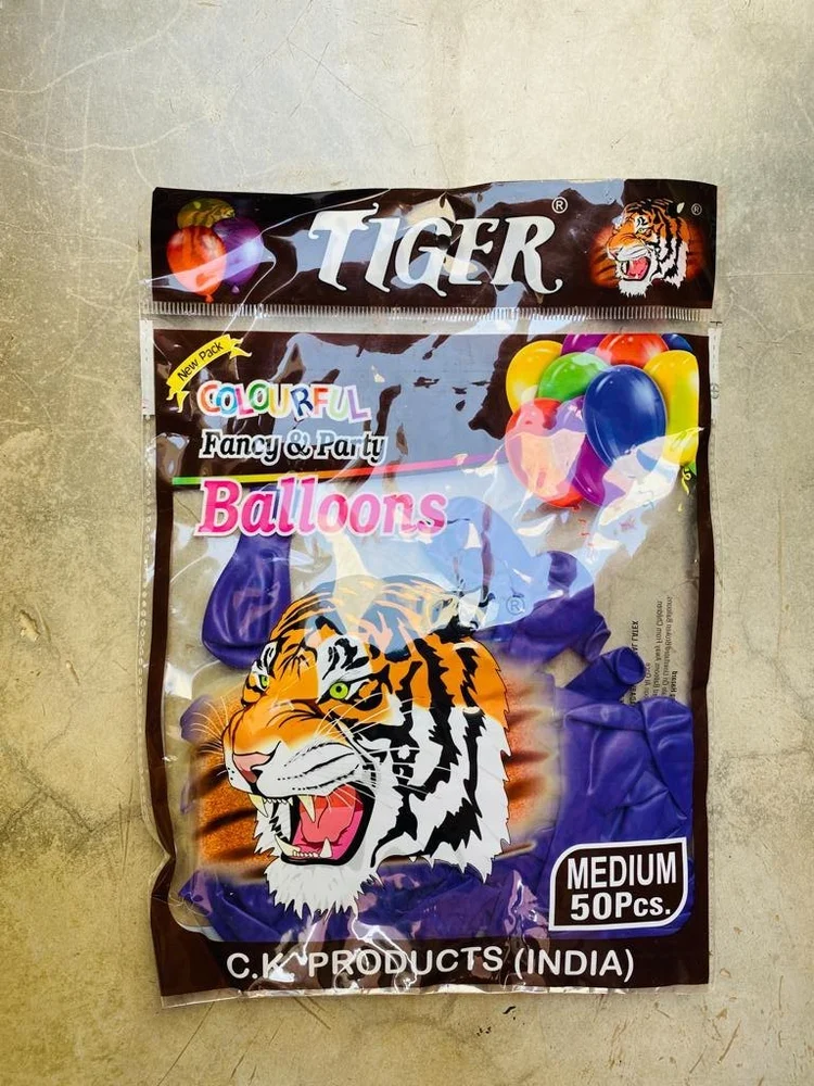 Tiger Balloons Blue Colour 