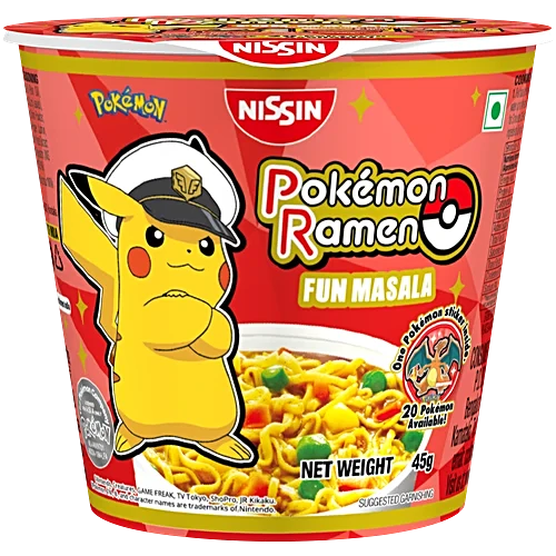 Top Ramen Cup Noodles Pokemon Fun Masala