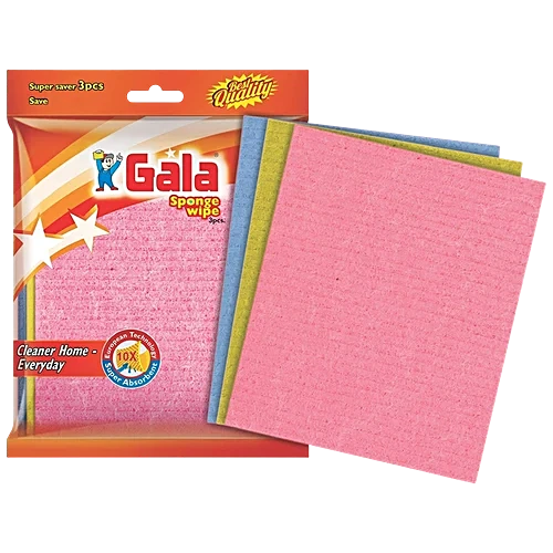 Gala Sponge Wipe 3 Pcs