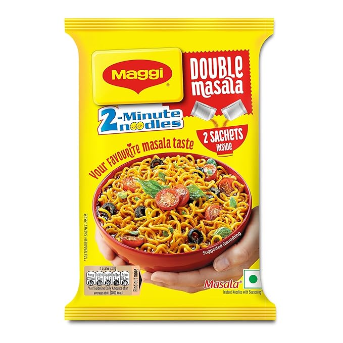 Maggi Noodles 1 Pack Double Masala