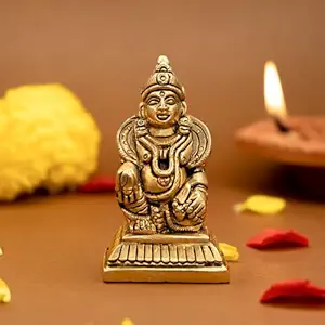 Kuber Ji Ki Brass Murti Small