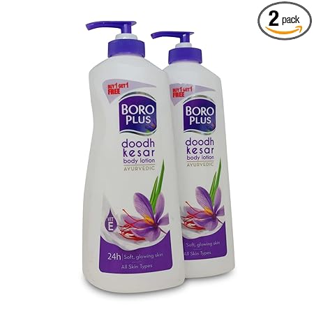 Boro Plus Body Lotion Doodh Kesar Buy 1 Get 1 Free