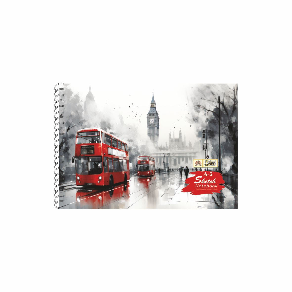 Lotus Note Book Sketch A3 120 Pages