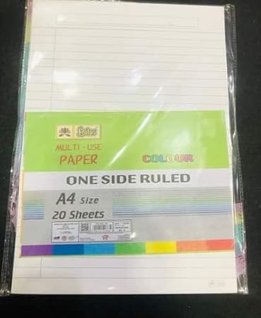 Lotus Geometry Paper One Side Plain One Side Ruled