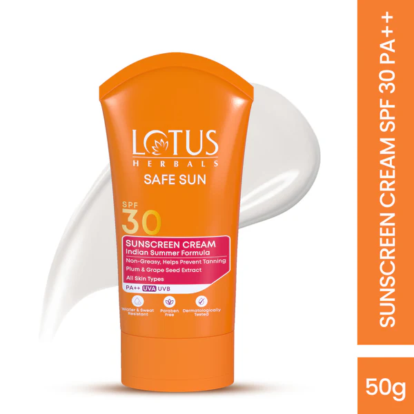 Lotus Herbals Sun Screen Cream Safe Sun Spf 30