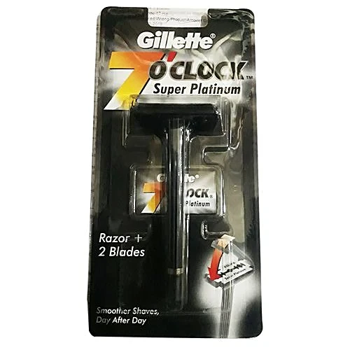Gillette Razor 7 O Clock Super Platinum