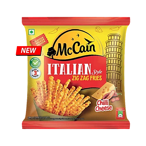 Mc Cain Frozen Veg Snacks Italian Style Zig Zag Fries