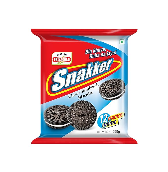 Priyagold Biscuits Snacker Choco Sandwich