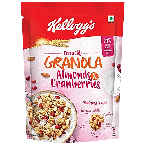 Kelloggs Granola Crunchy Almonds And Cranberries