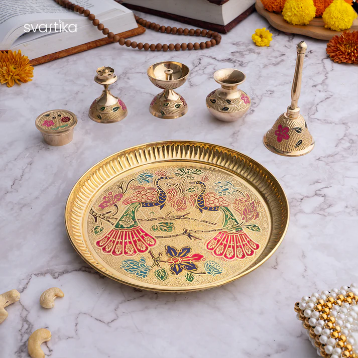 Laxmipati Pooja Plate Small Size