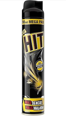 Hit Repellents Spray Flying Insect Killer Black