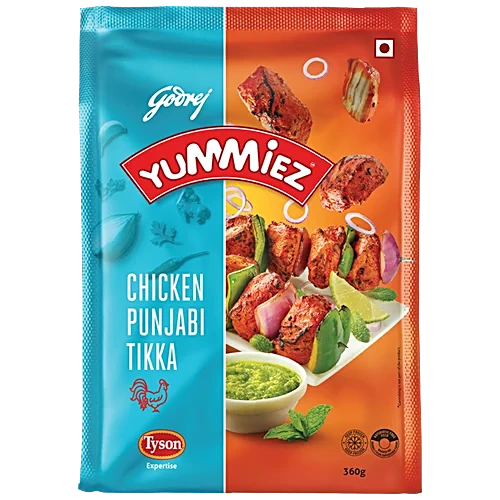 Godrej Yummiez Frozen Non Veg Snacks Chicken Punjabi Tikka