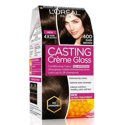 Loreal Paris Hair Colour Casting Creme Dark Brown 400