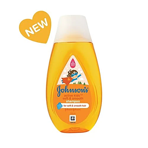 Johnsons Baby Shampoo Active Kids Soft And Smooth 