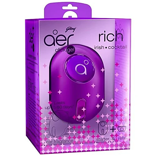 Godrej Aer Click Rich  After Irish Cocktail Car Freshener