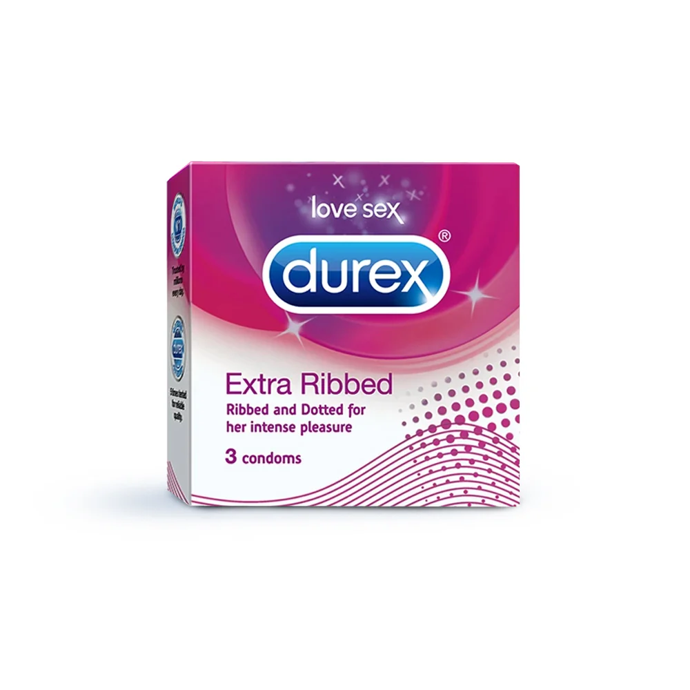 Durex Condoms Extra Ribbed