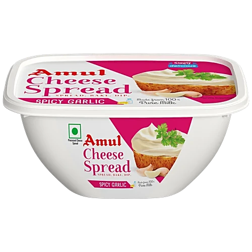 Amul Cheese Spread Spicy Garlic