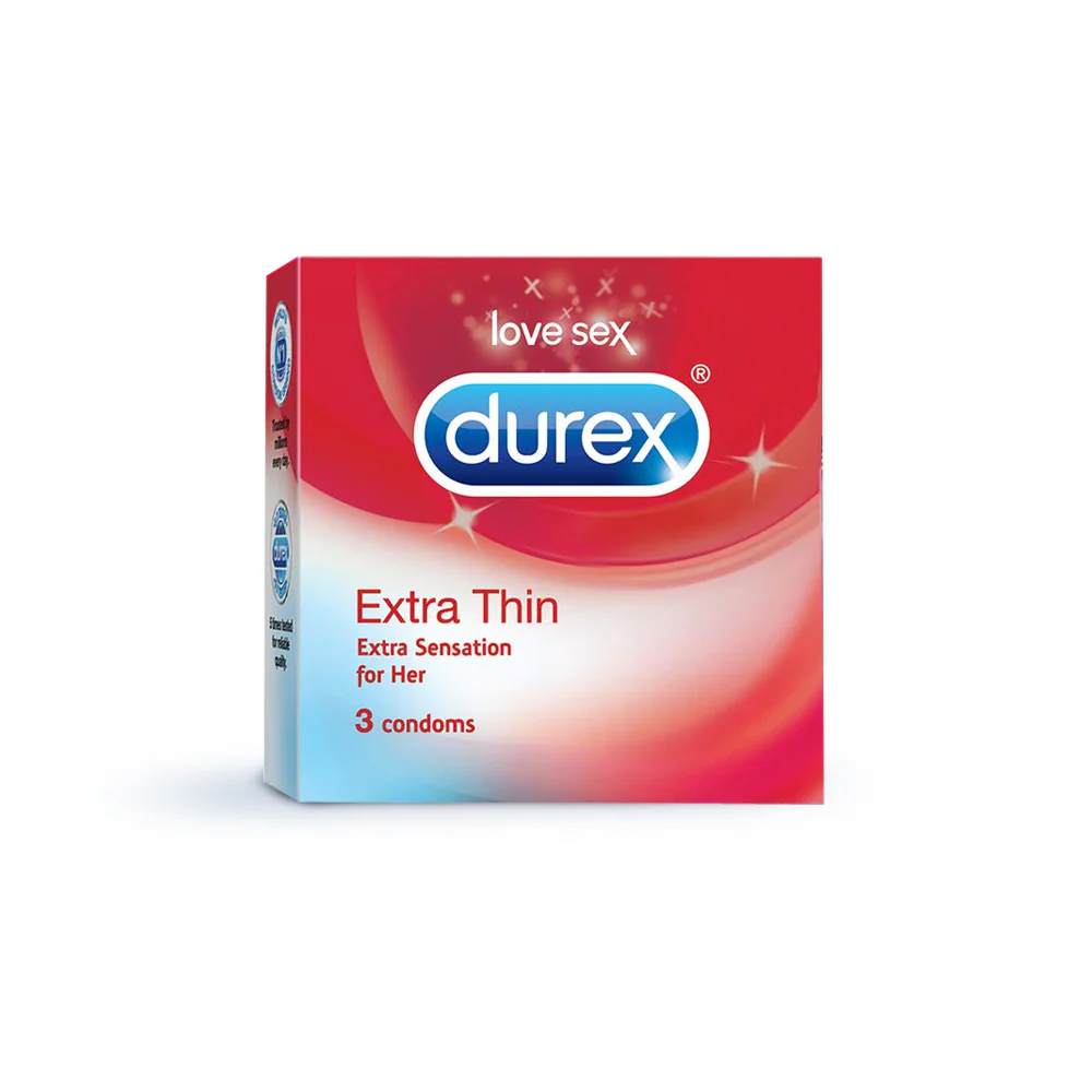 Durex Condoms Extra Thin Extra Sensation