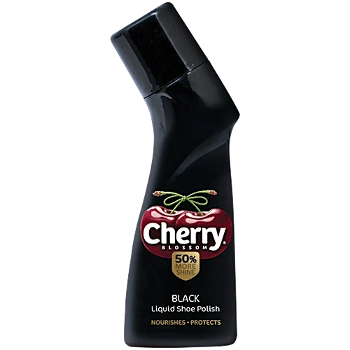 Cherry Shoe Polish Black Liquid 