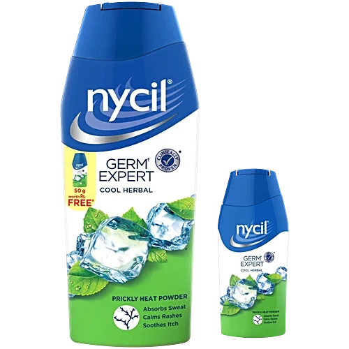 Nycil Talcum Powder Cool Herbal 