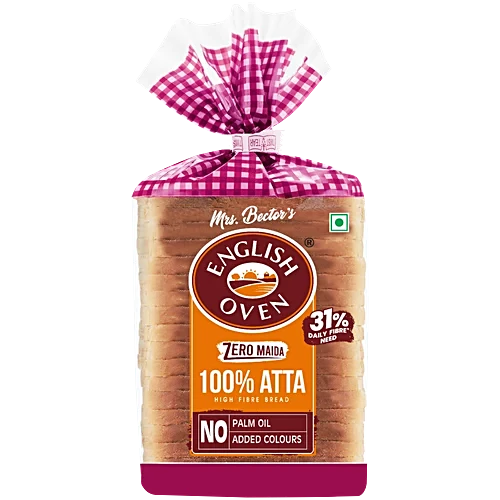 English Oven Bread 100%  Atta