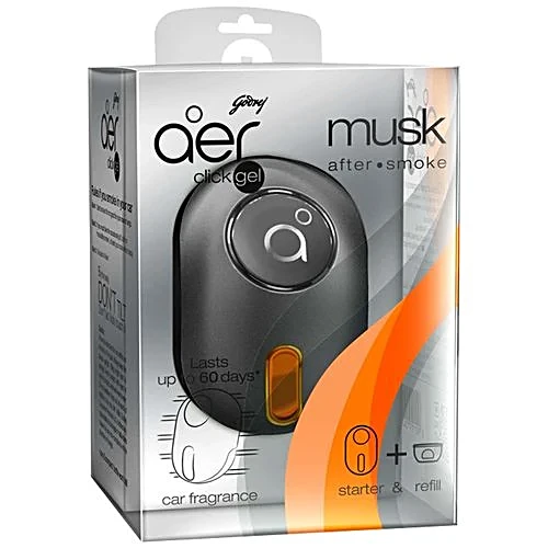 Godrej Aer Click Musk After Smoke Car Freshener
