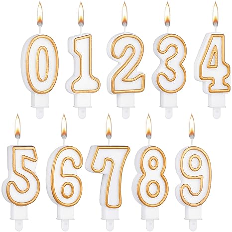 Birthday Numerical Candles